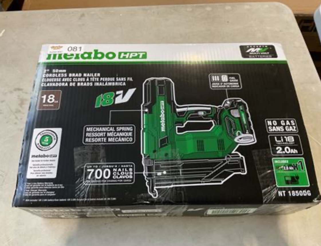 Metabo 18-Ga Compact Cordless Brad Nailer Kit - photo 5