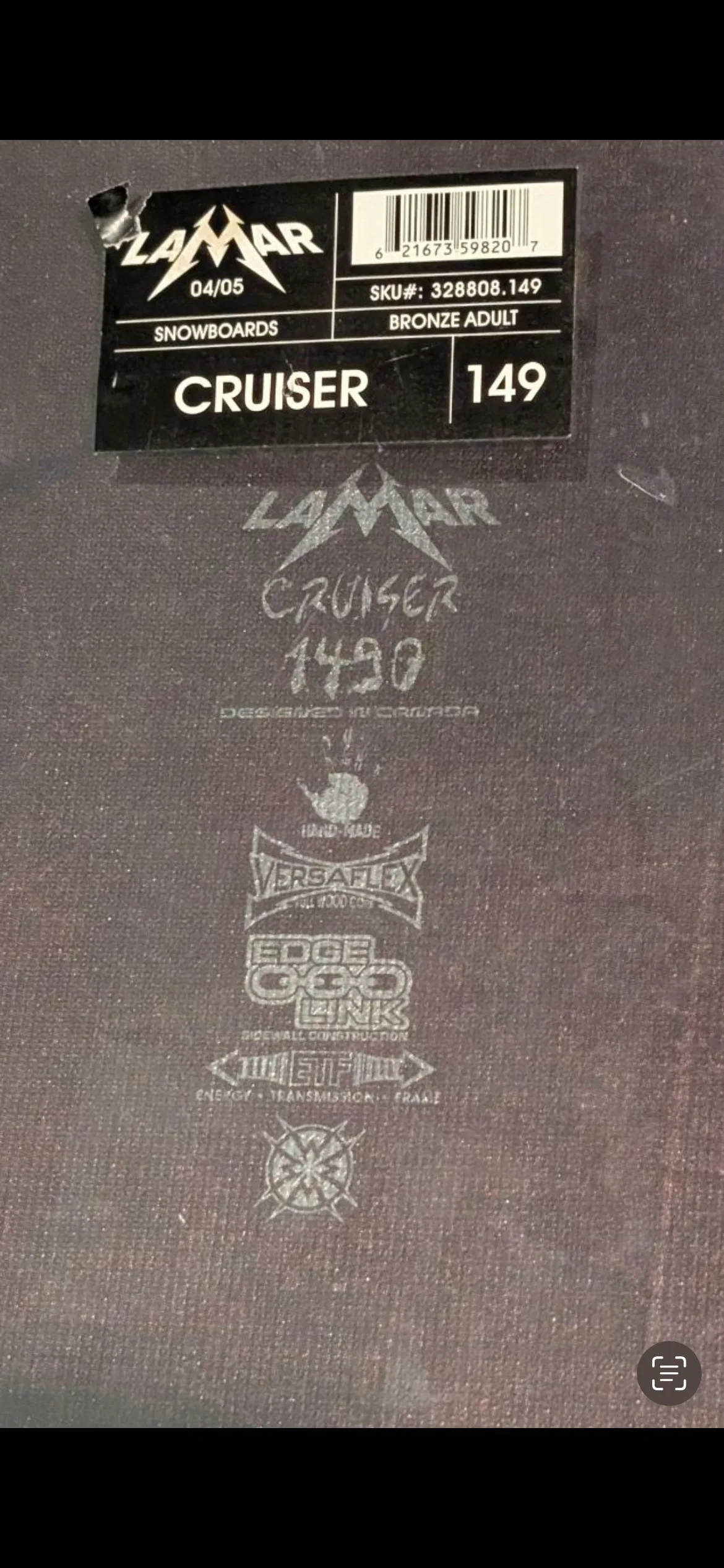 Lamar Cruiser Snowboard 149cm image indicator(4)