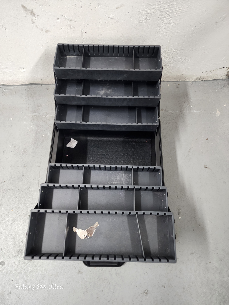 Black Makeup Case with Drawers - photo 2