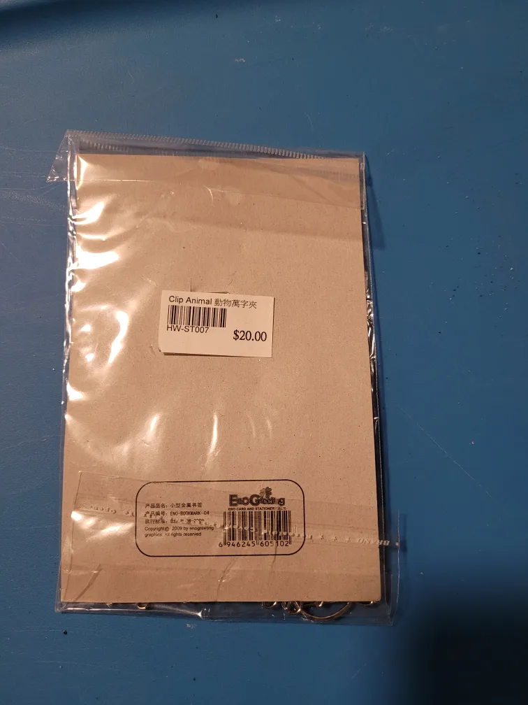 20 Pack Animal Paperclips image indicator(2)