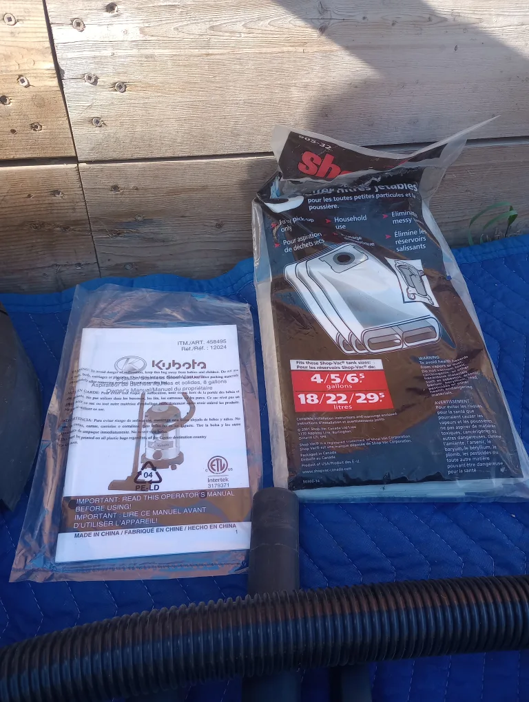 Kubota Wet/Dry Vacuum image indicator(3)