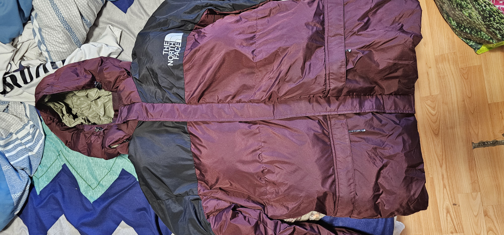 The North Face Burgundy Winter Jacket