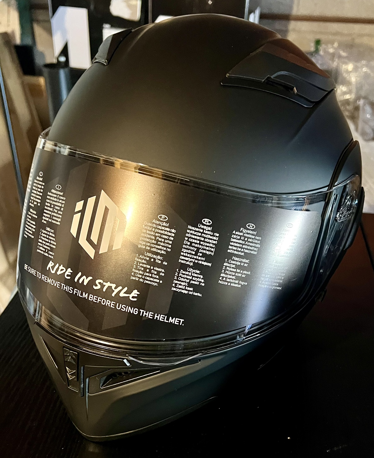 ILM Motorcycle Helmet - photo 3
