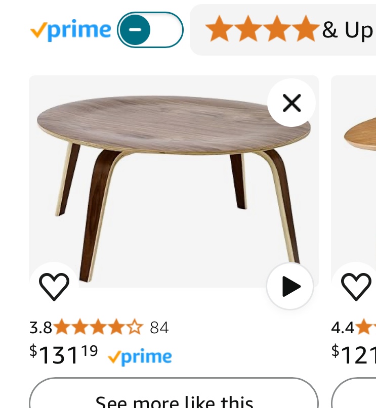 Round Wooden Coffee Table - photo 3