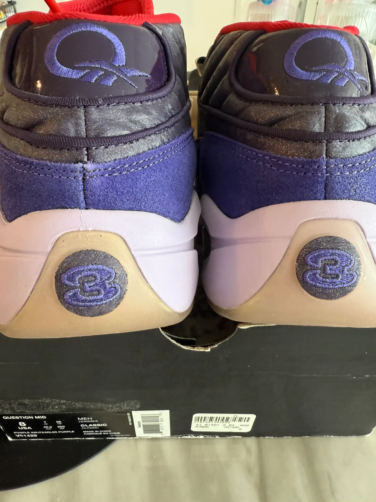 Reebok Question Mid Purple Ink/Pearls Purple image indicator(2)