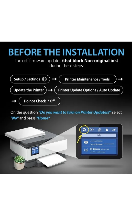 New Smart Ink Compatible Ink Cartridge Replacement for HP image indicator(4)