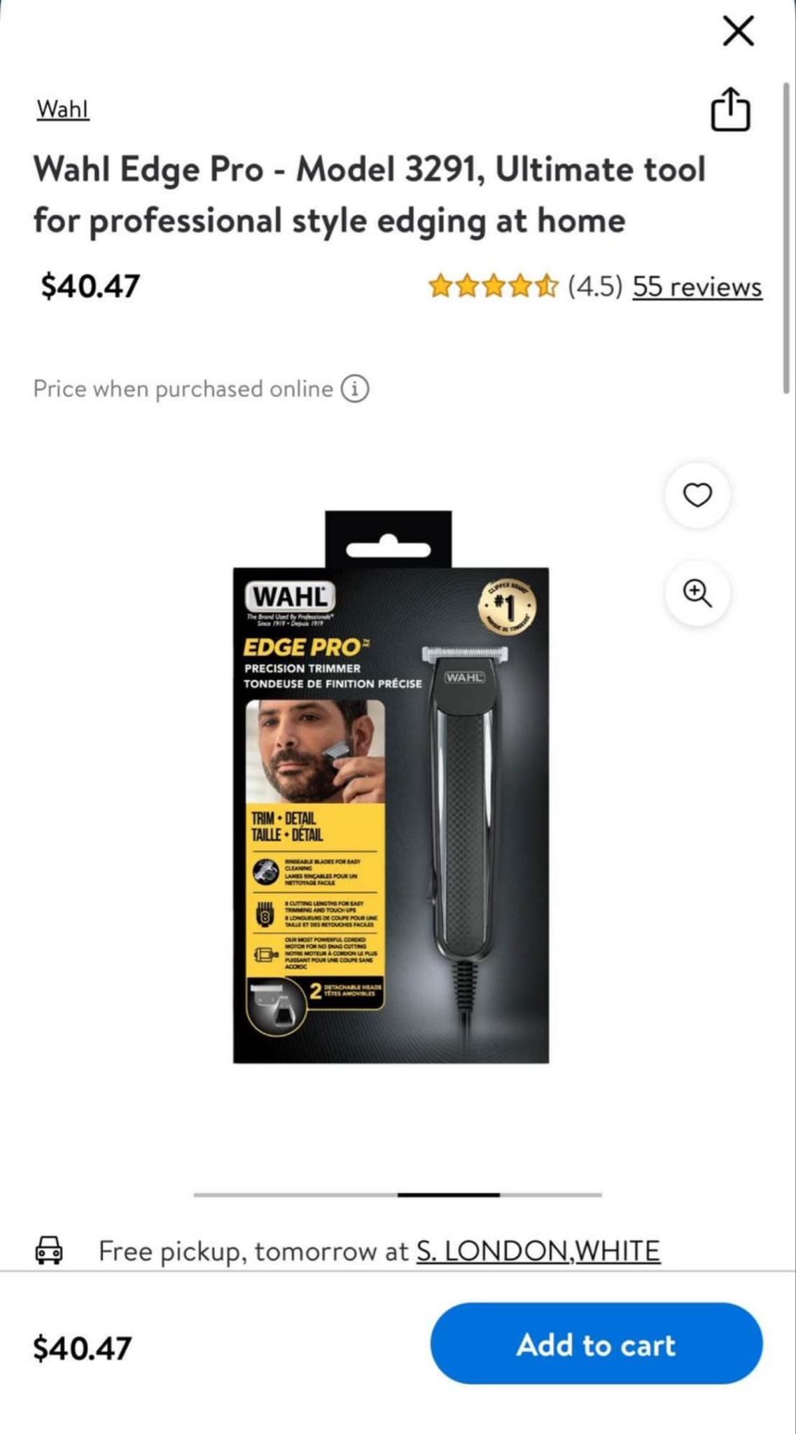Wahl Edge Pro Detail Trimmer - photo 3