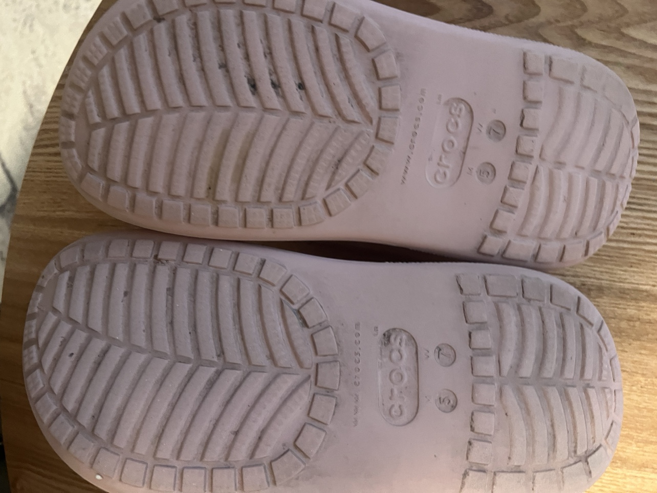 Women's Pink Platform Crocs - photo 5