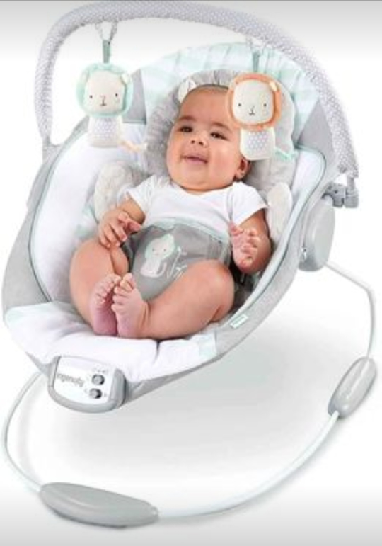Ingenuity Cradling Bouncer Seat Vibration Melodies-Landry Lion - photo 5
