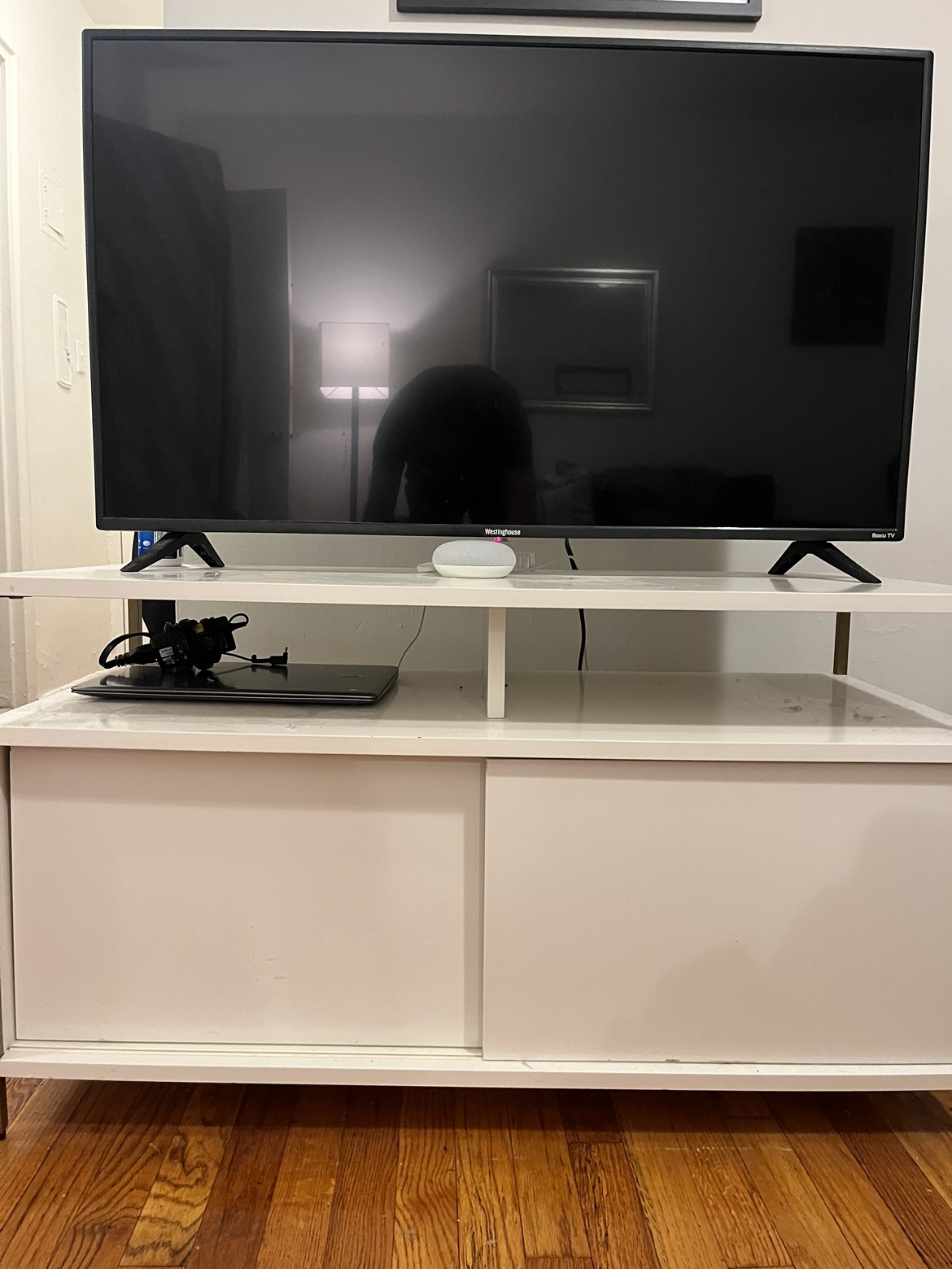 White TV Stand
