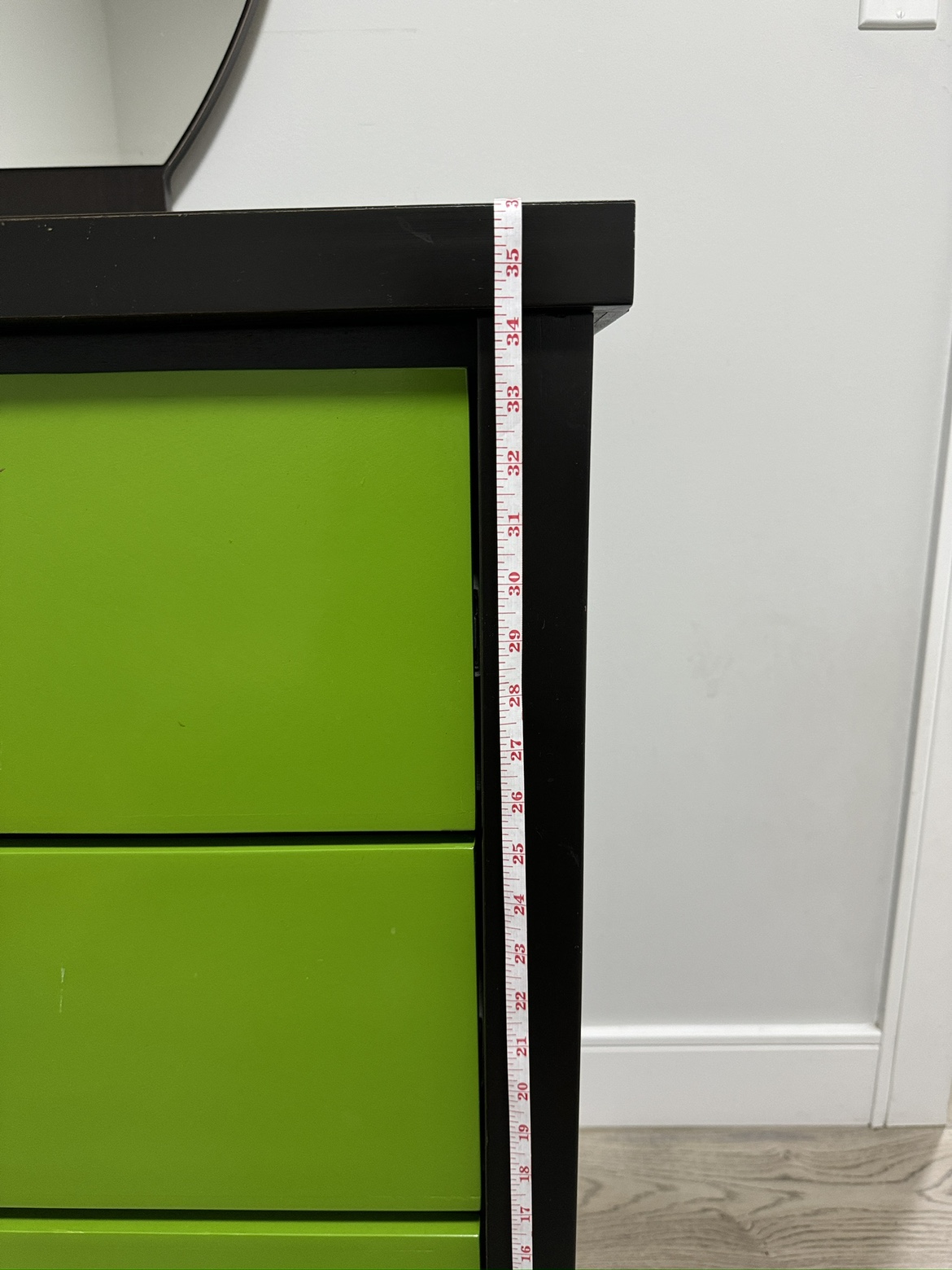 Six-Drawer Dresser with Mirror - photo 4