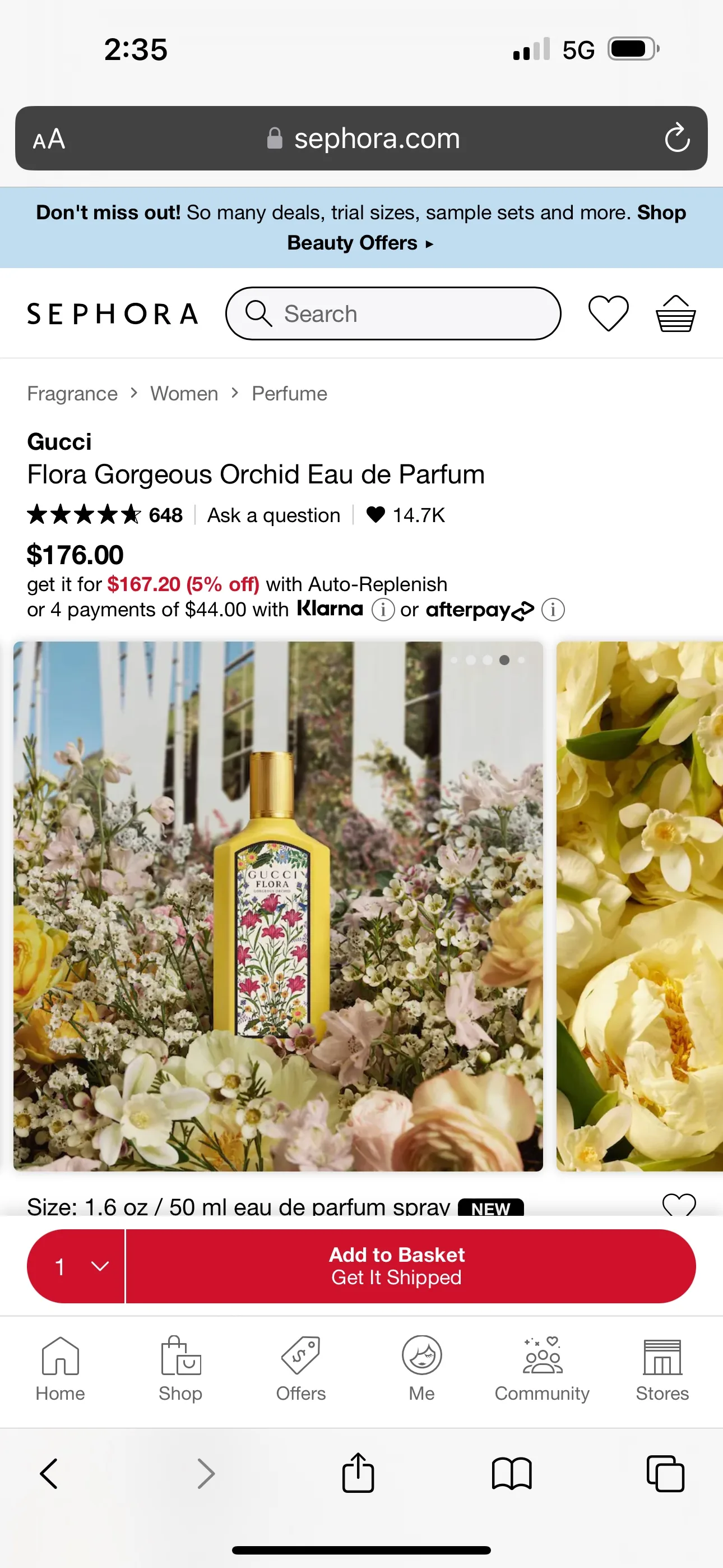 Gucci Flora Gorgeous Gardenia Perfume 50 ml new sealed image indicator(6)