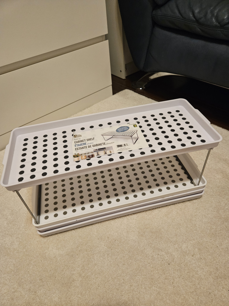 folding shelf organizer