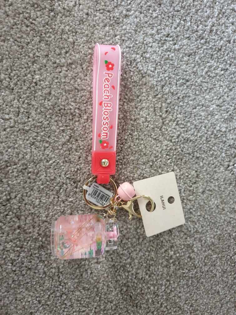 Peach Blossom Keychain