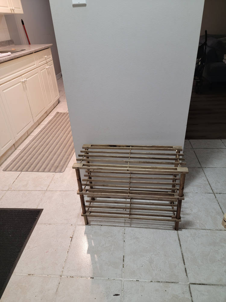 Wooden Shoe Rack