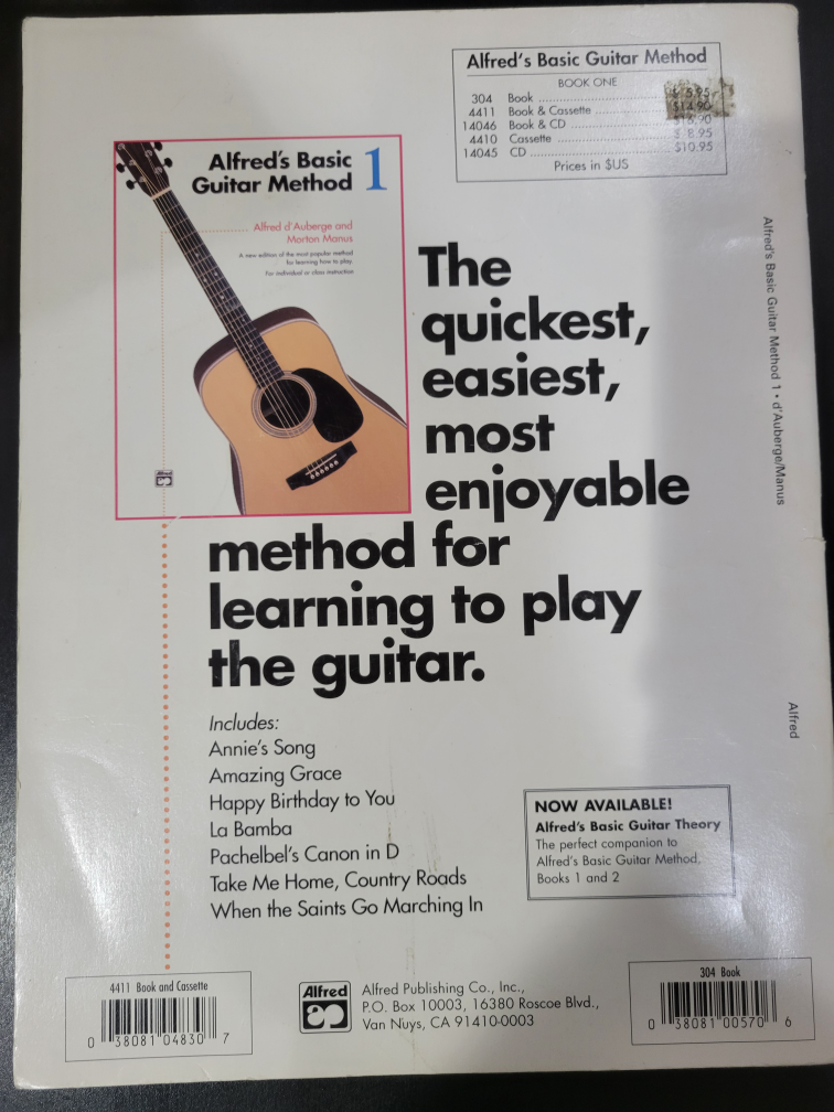 Alfred's Basic Guitar Method Book 1 - photo 4
