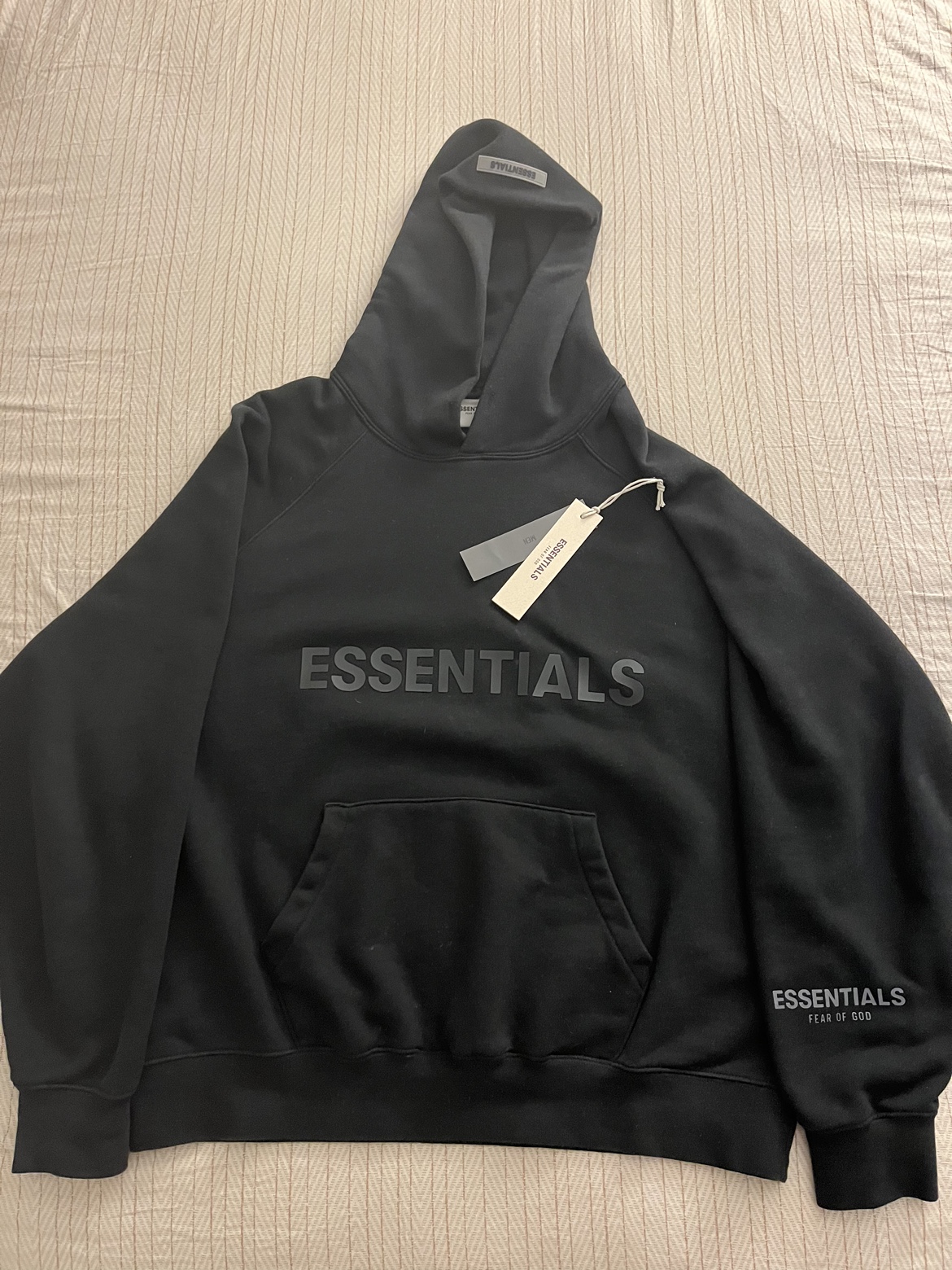 Fear of God Essentials Black Hoodie