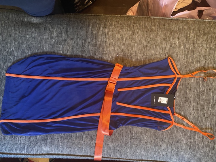 Fashion Nova Ignition Mesh Dress - Size Large