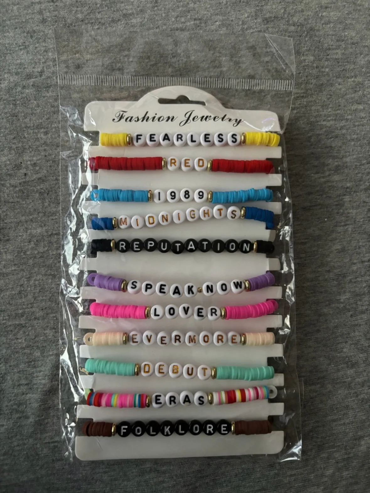 Taylor Swift Album Title Bracelets thumbnail