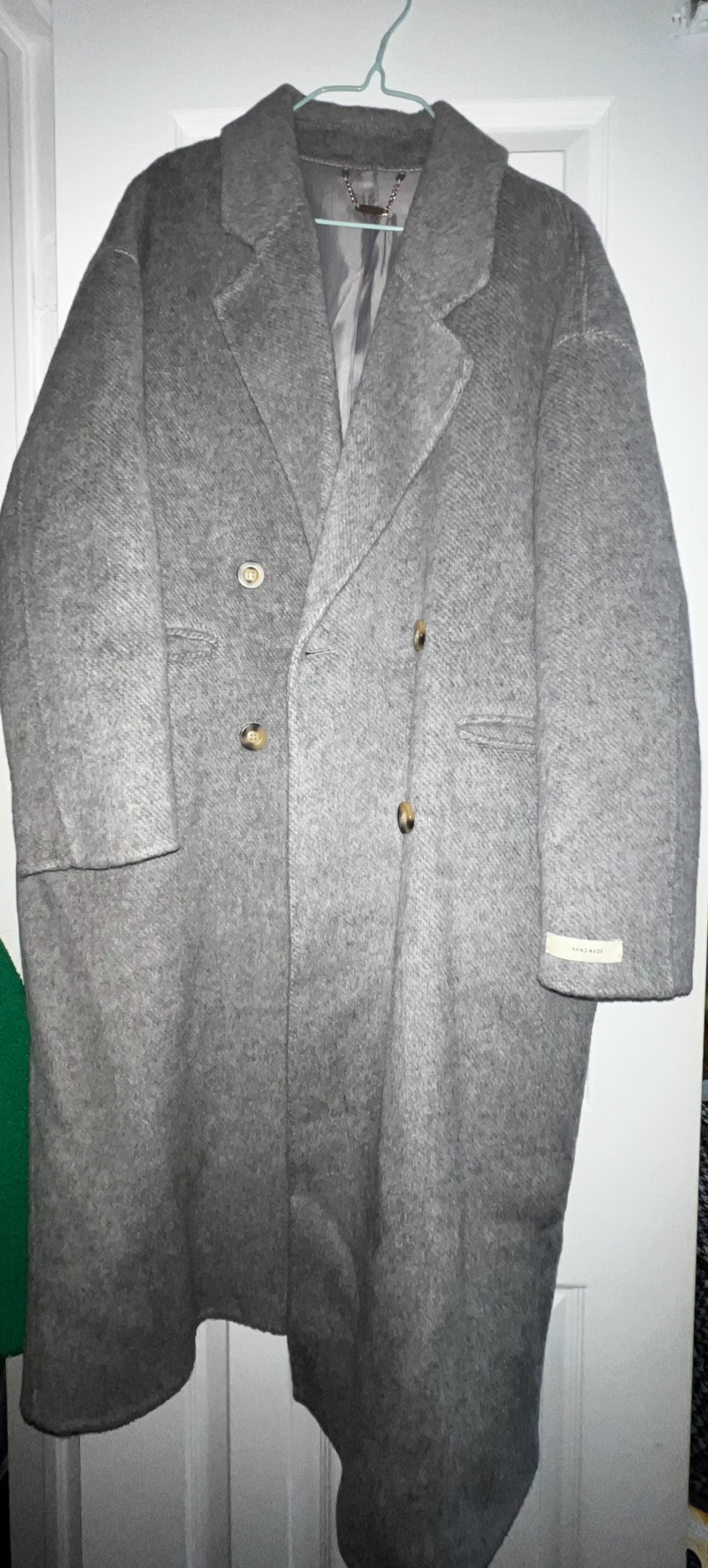 Grey Thick Long Coat - photo 2
