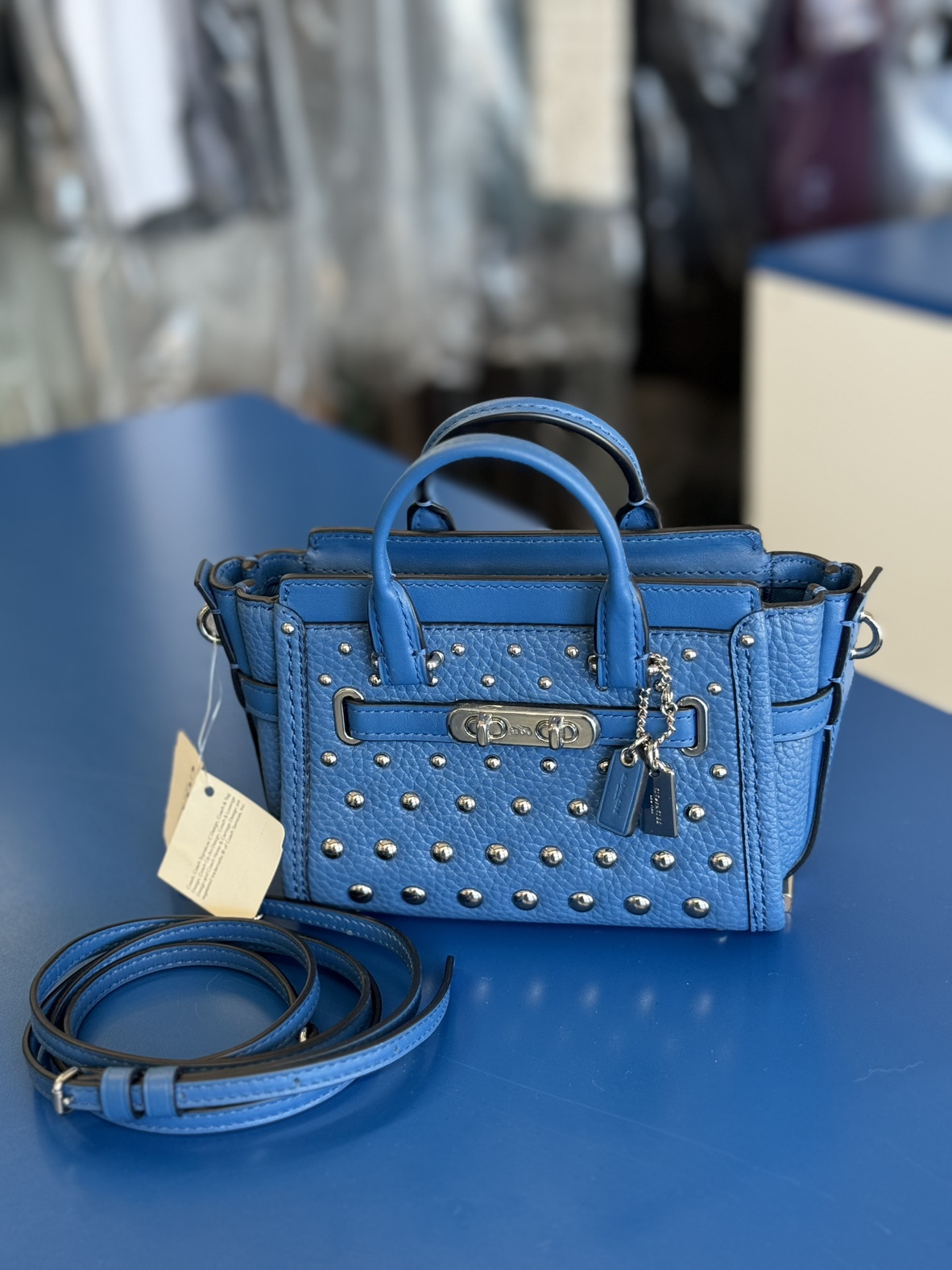 Coach Swagger 15 Studs Bag