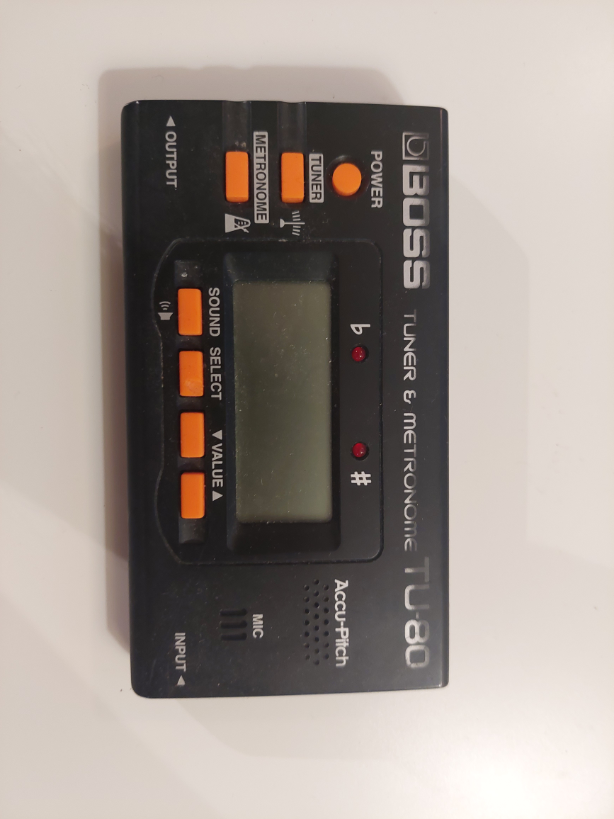 Boss TU-80 guitar tuner & metronome
