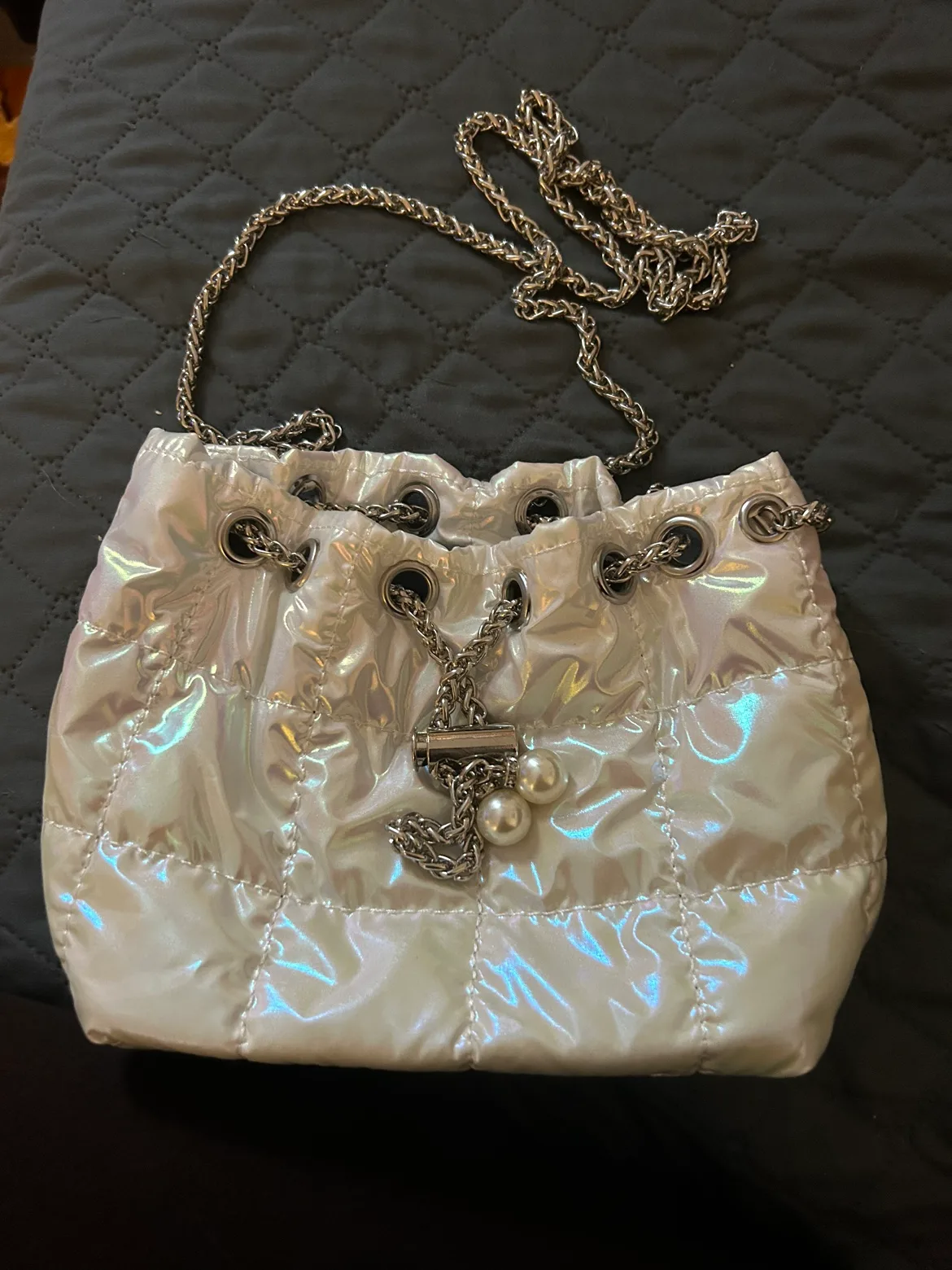 white pearl bag thumbnail