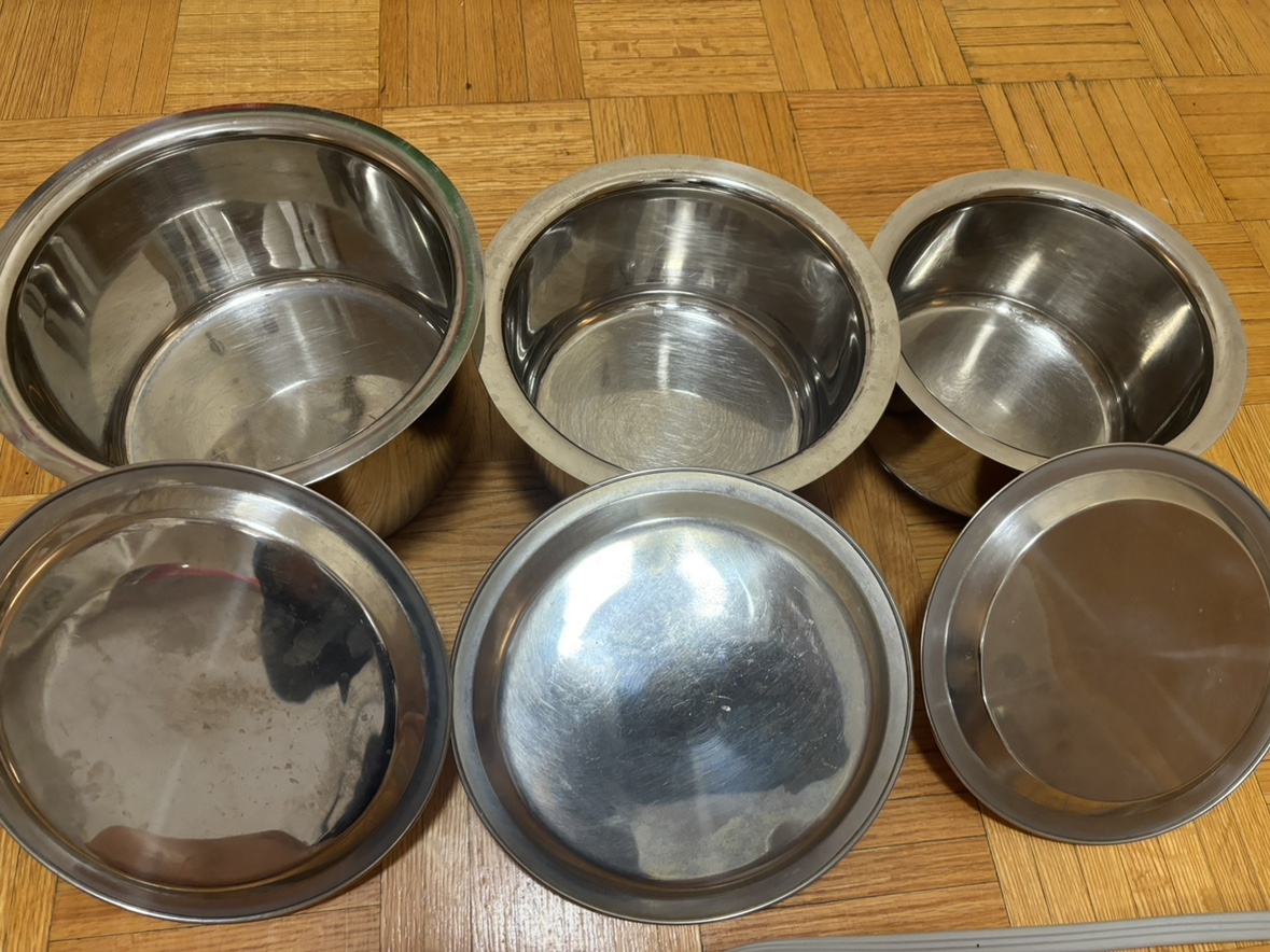Stainless Steel Cookware Pot Set of 3 with Lids - photo 5