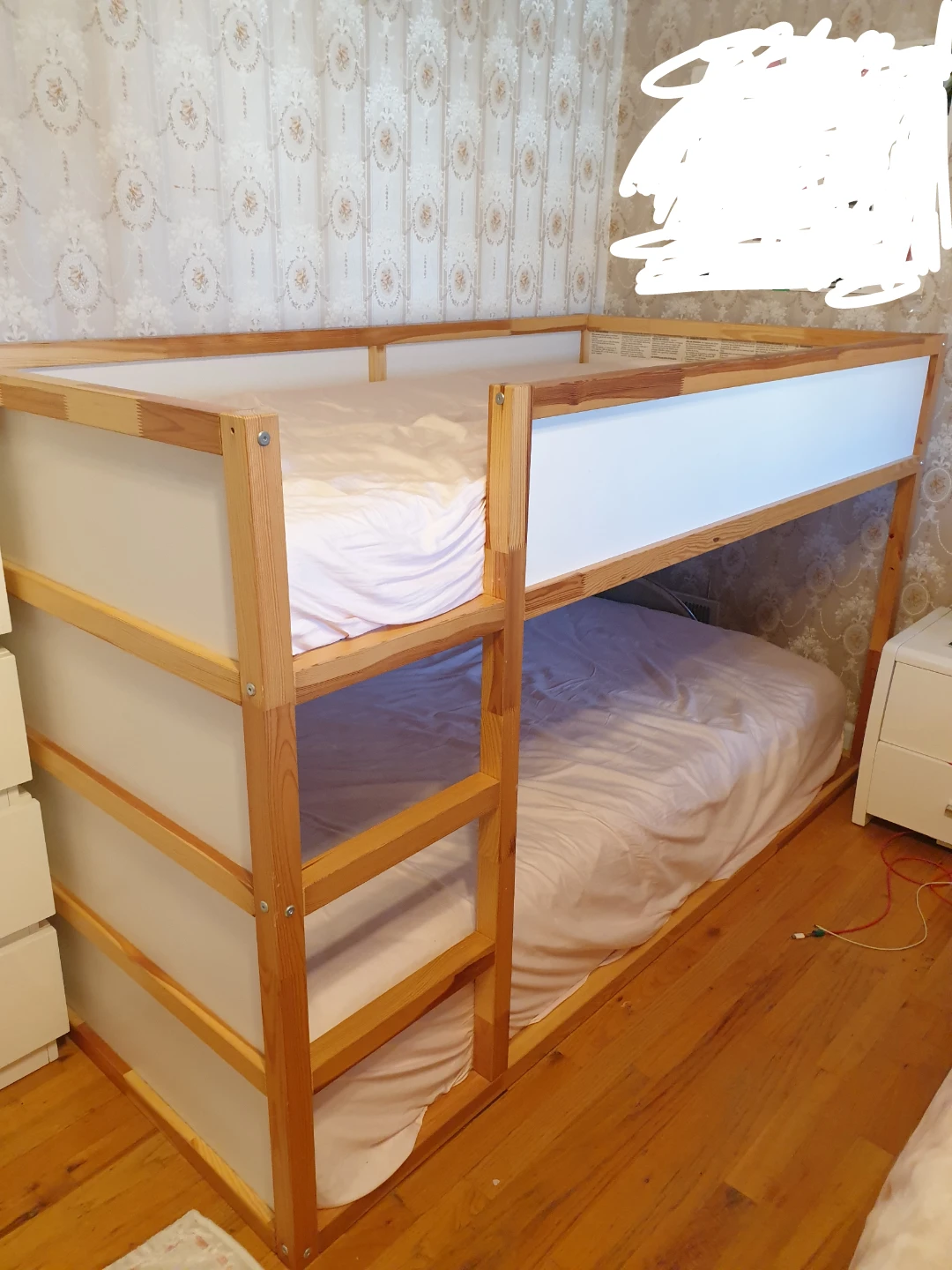 IKEA KURA Twin Bunk Bed