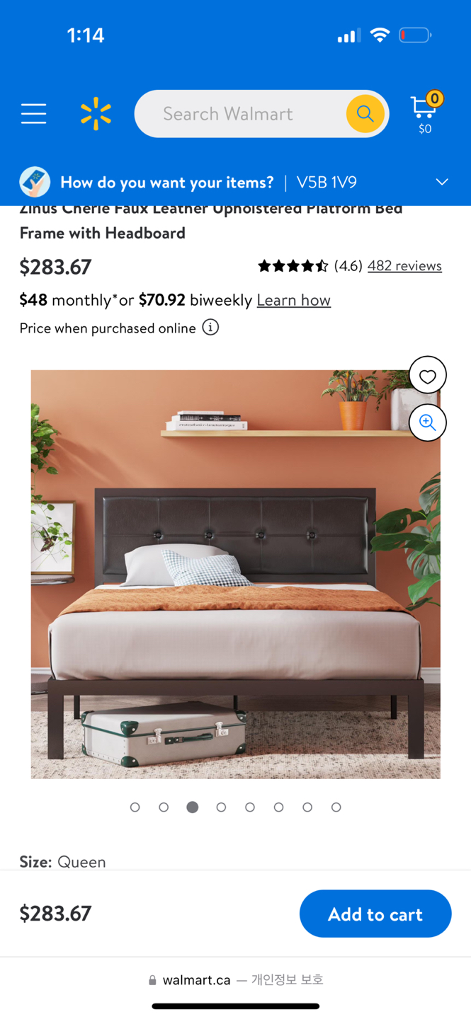 Queen size bed frame - photo 3