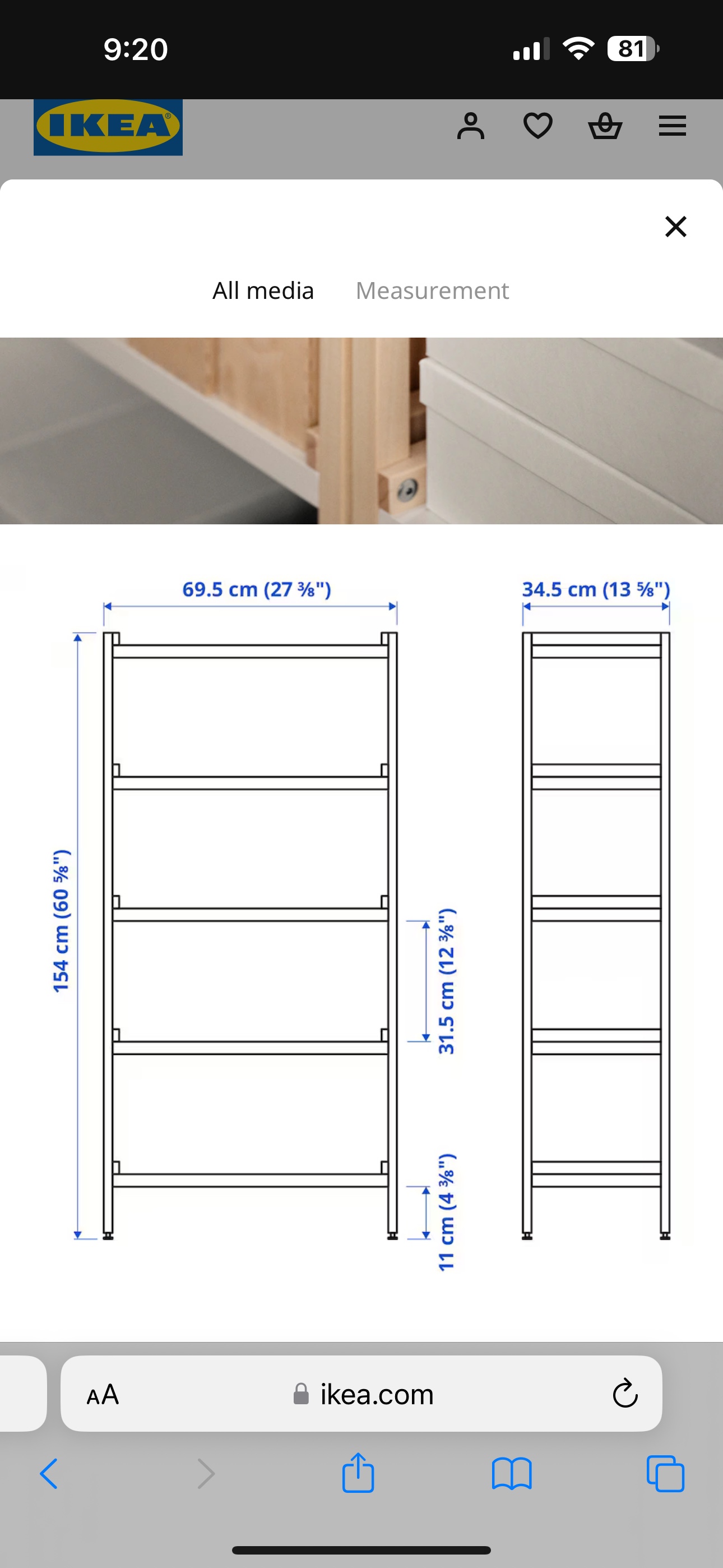 IKEA Kallax Shelf Unit - photo 4