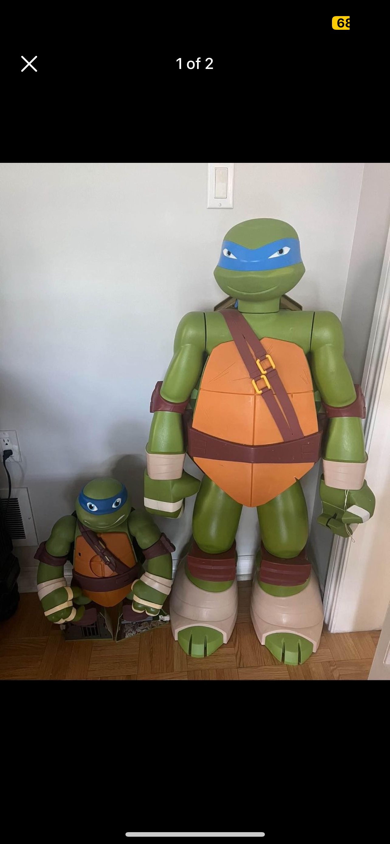 Teenage Mutant Ninja Turtles Leonardo and Donatello Figures