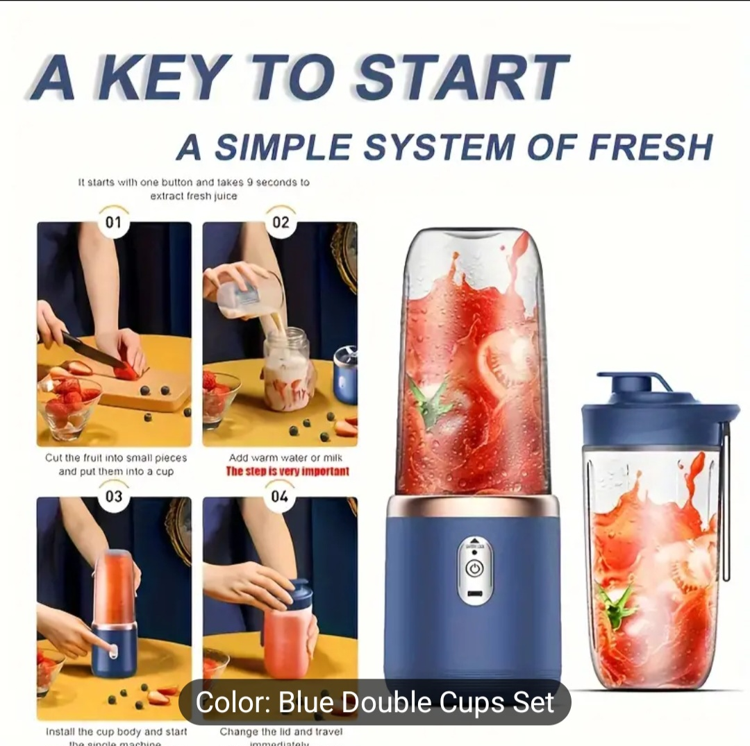 Portable Personal Blender with 2 Cups - photo 5