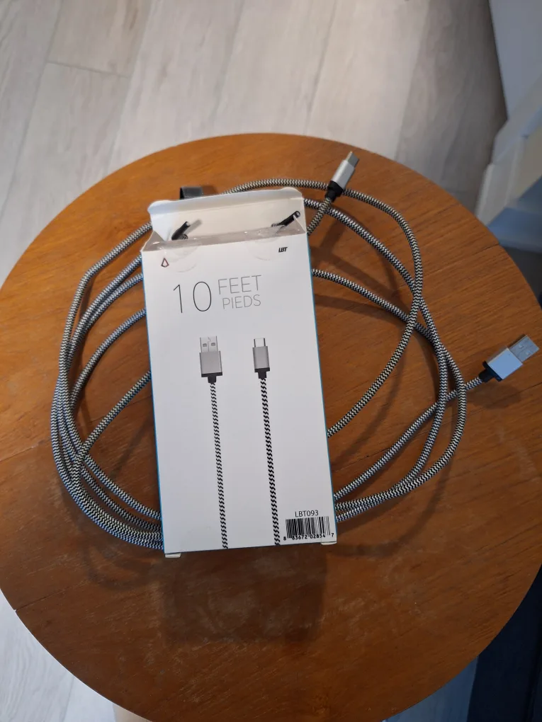LBT USB-C to USB-A 10 Foot Braided Cable thumbnail