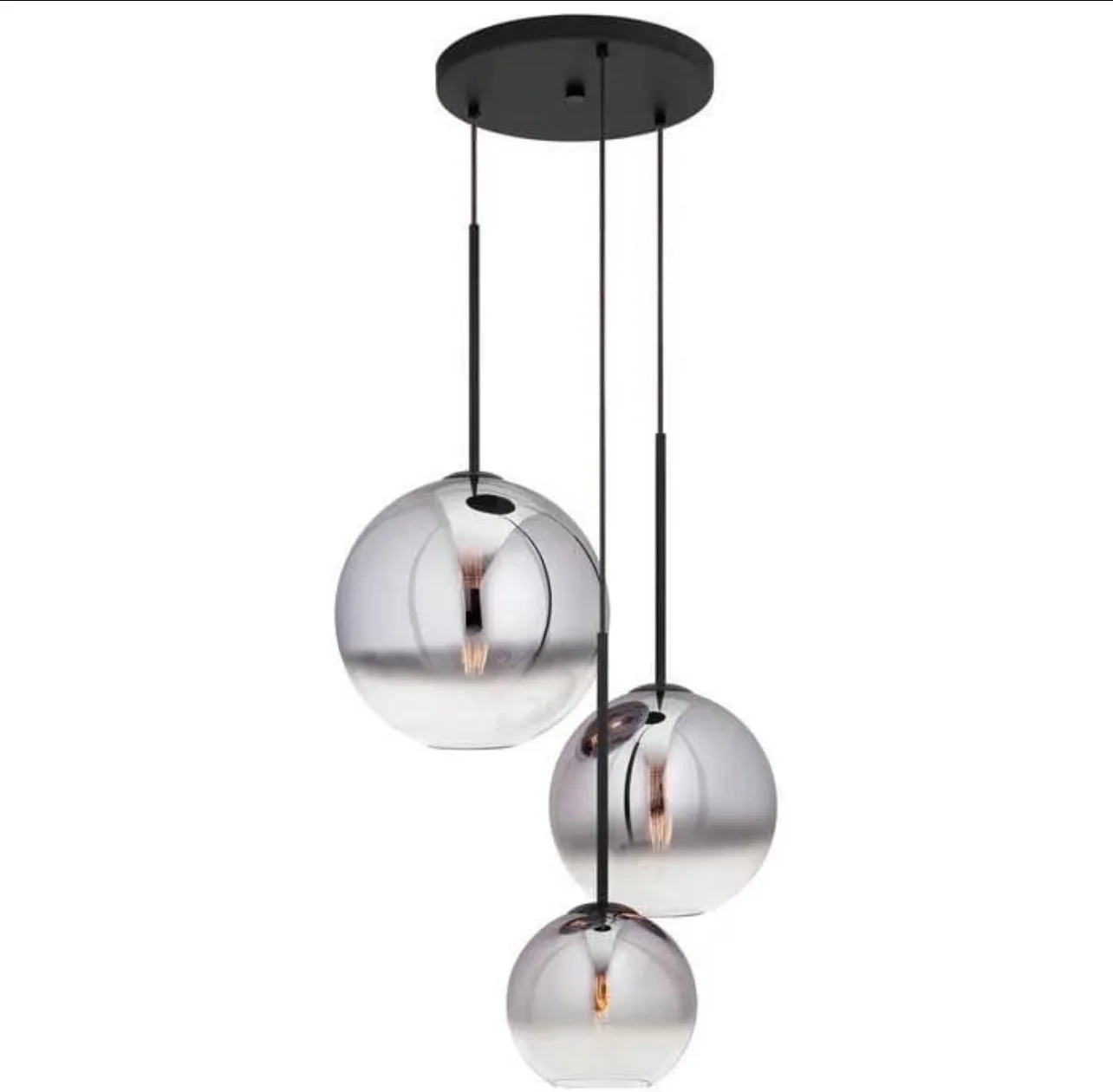 Forte Lighting 3-Light Globe Pendant image indicator(5)