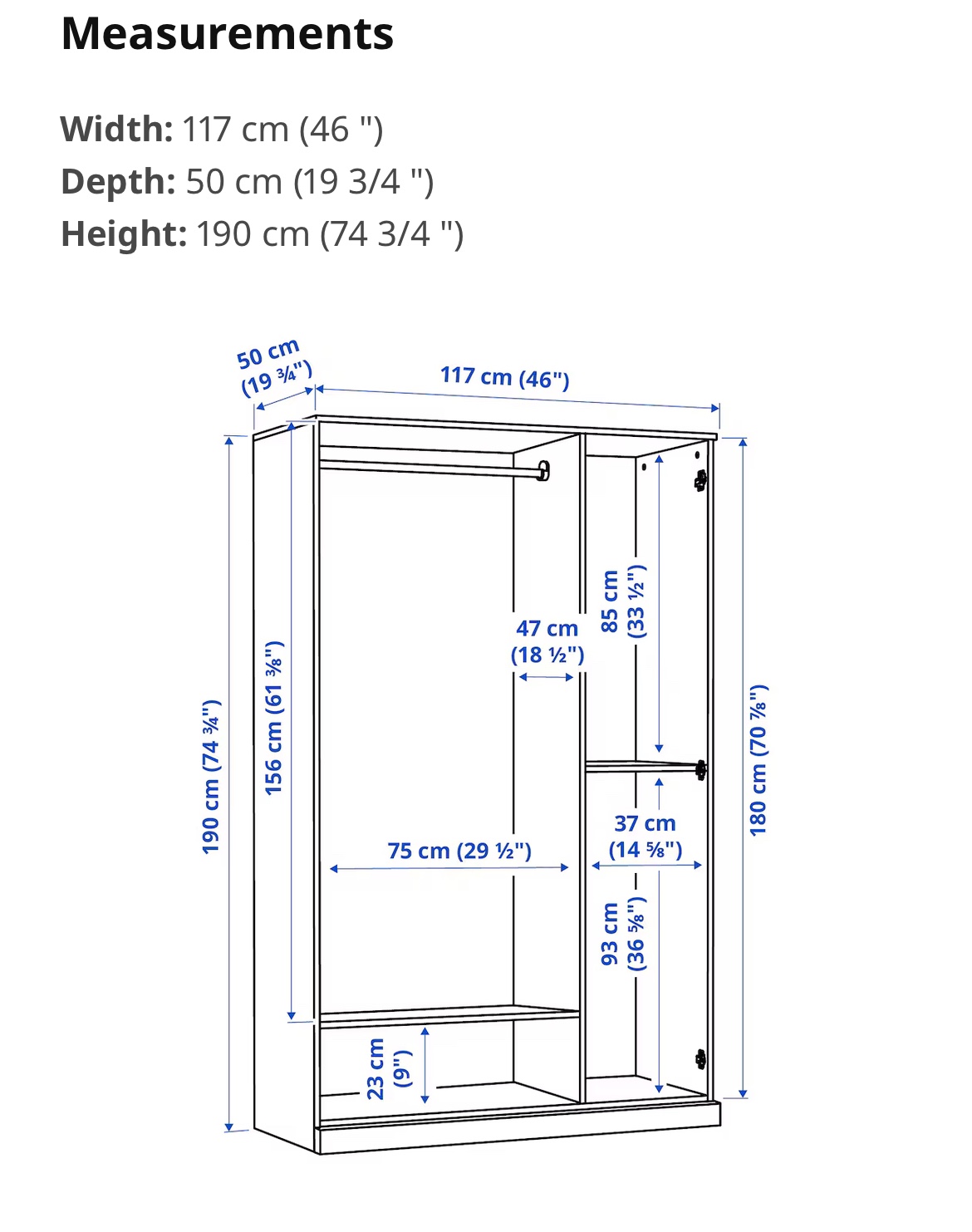 White Wardrobe with Mirror - photo 5