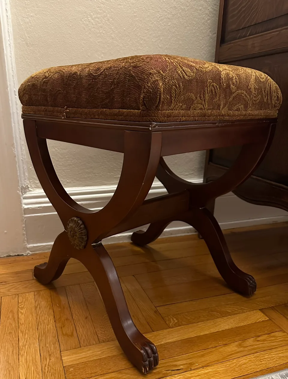 Wooden Vanity Stool thumbnail