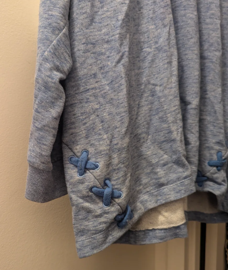 Free Blue Hoodie with Lace Detail #freecycle image indicator(2)