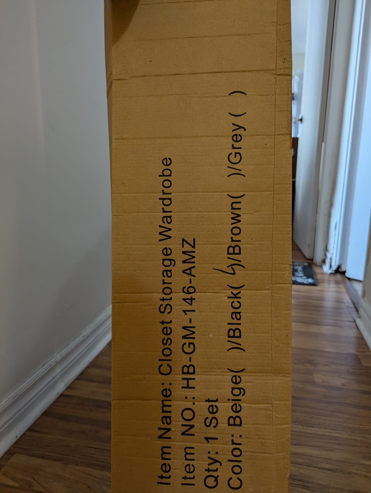 Portable Closet Storage Wardrobe - photo 3