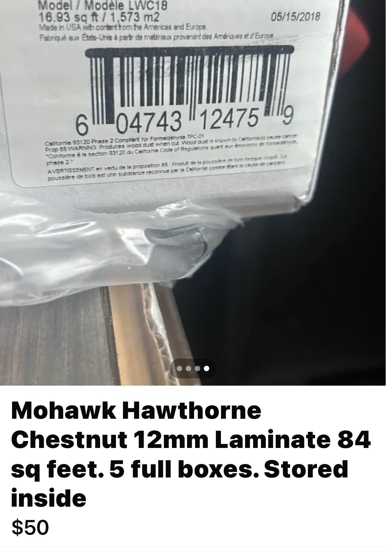 Mohawk Hawthorne Chestnut 12mm Laminate Flooring - 84 sq ft - photo 5