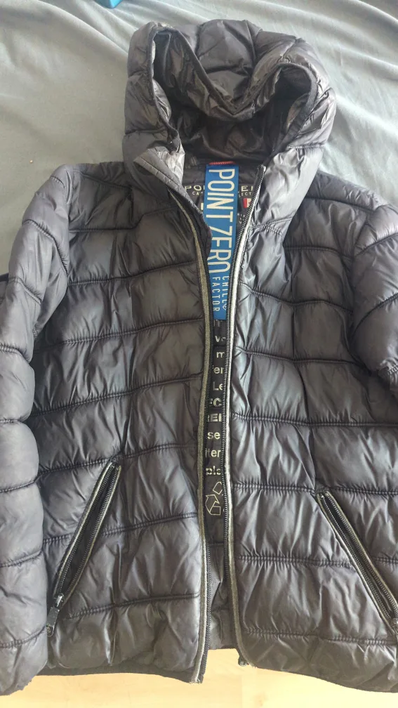 Point Zero kids Black Puffer Jacket thumbnail