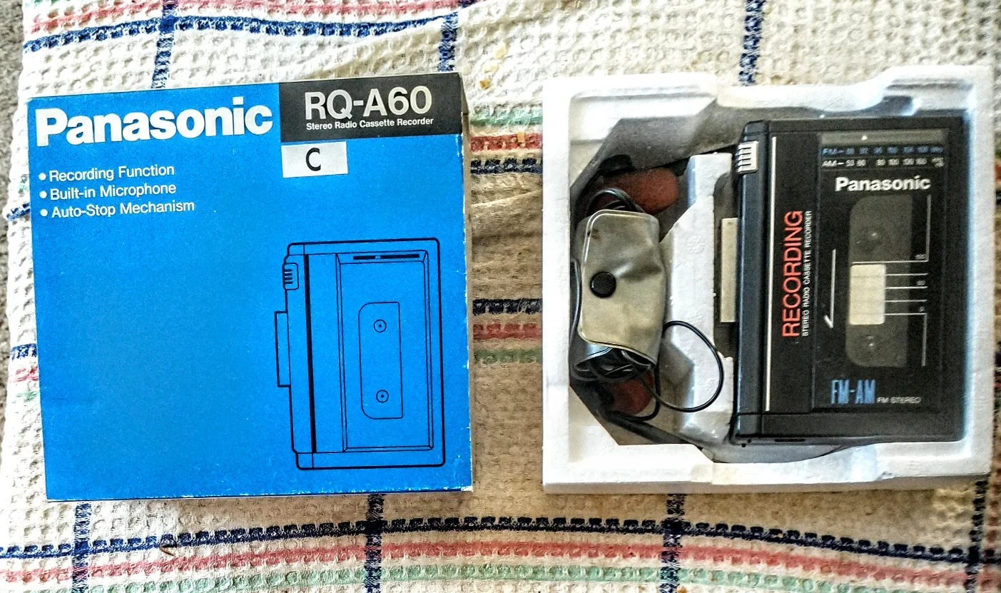 Vintage Panasonic RQ-A60 Stereo Radio Cassette Recorder thumbnail
