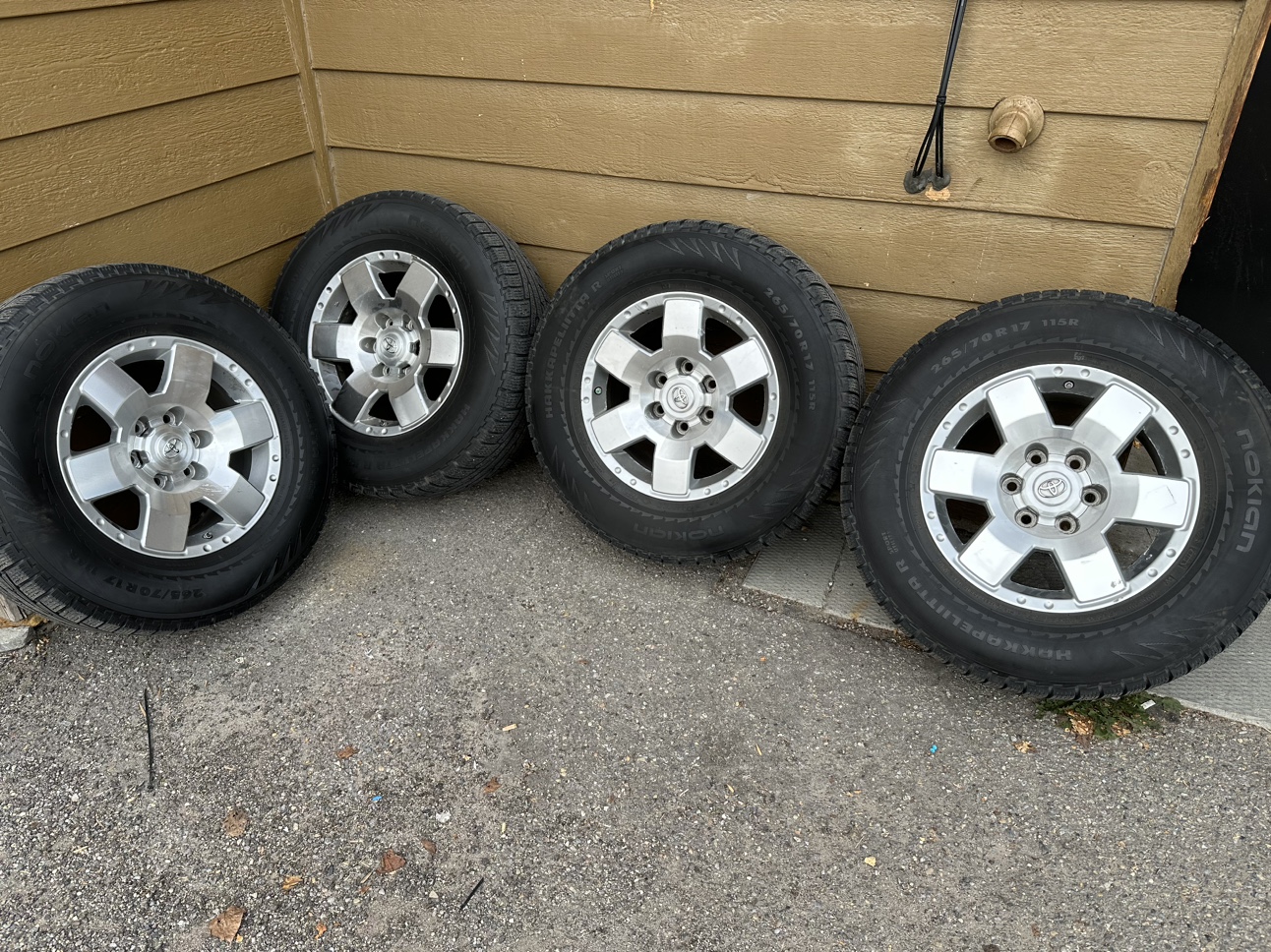 Set of 4 Toyota Wheels and Tires