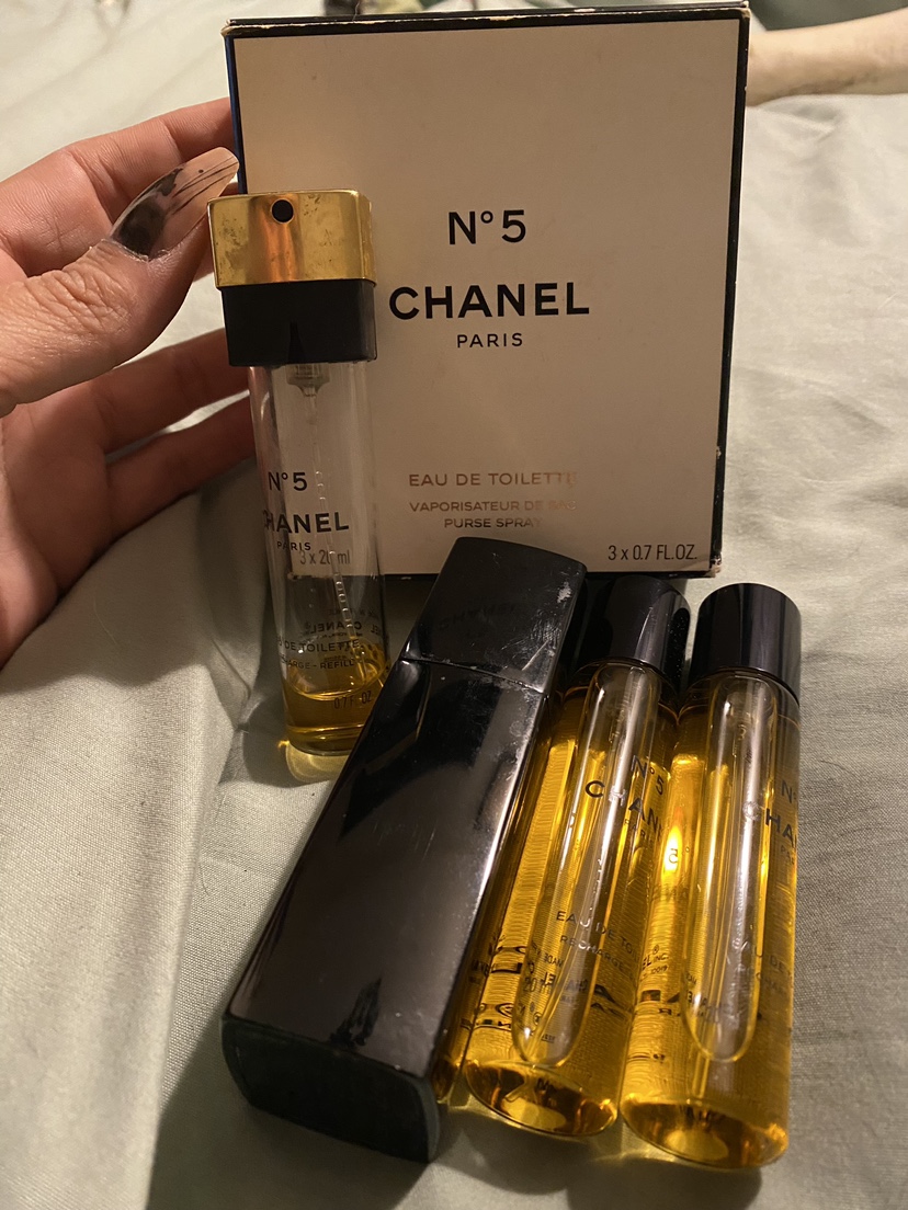 Chanel No. 5 Purse Spray & Refill Set