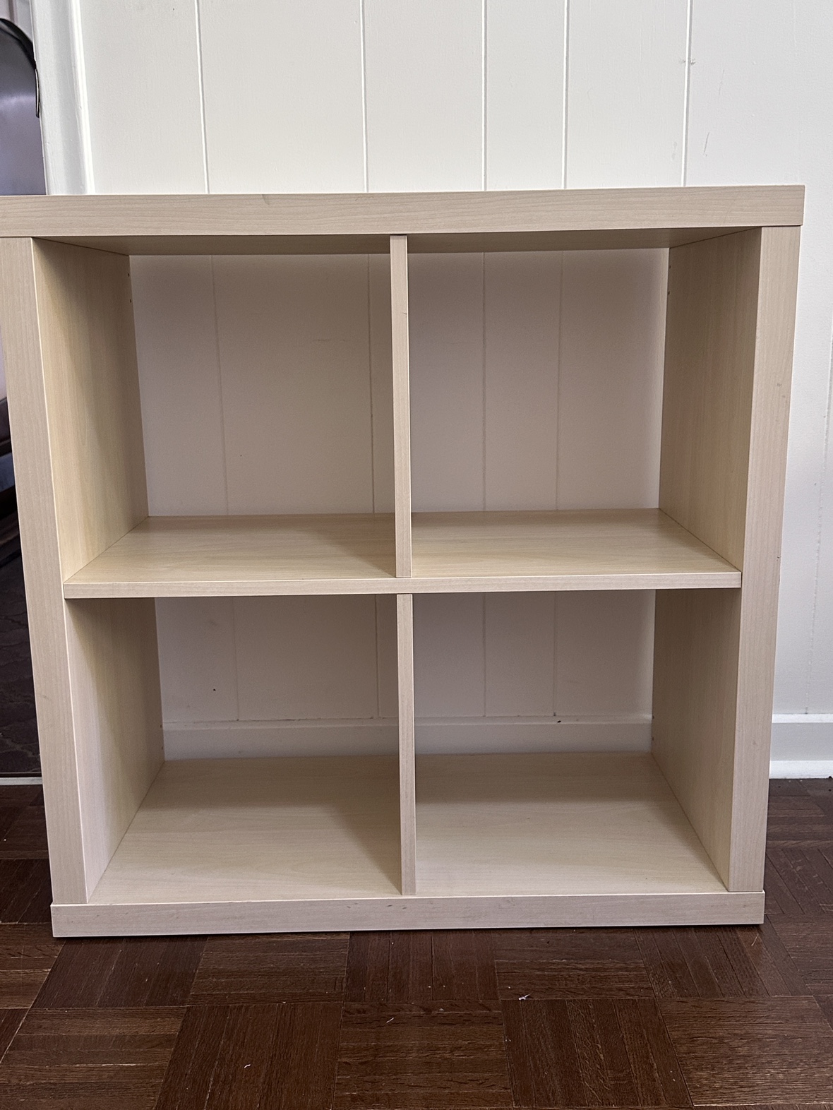 IKEA Kallax Shelf  Unit, white stained oak effect