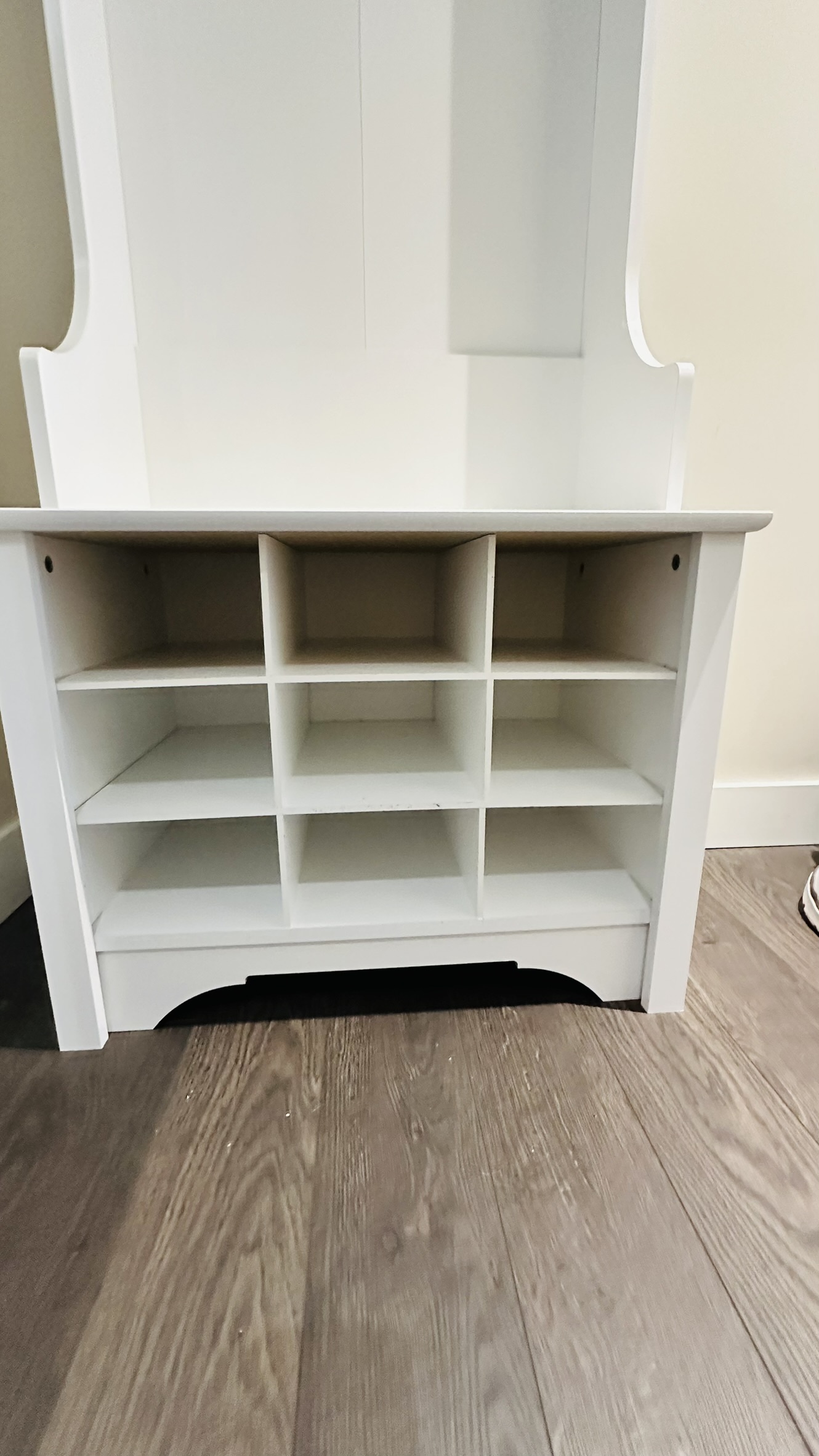White Hall Tree with Shoe Storage - photo 3