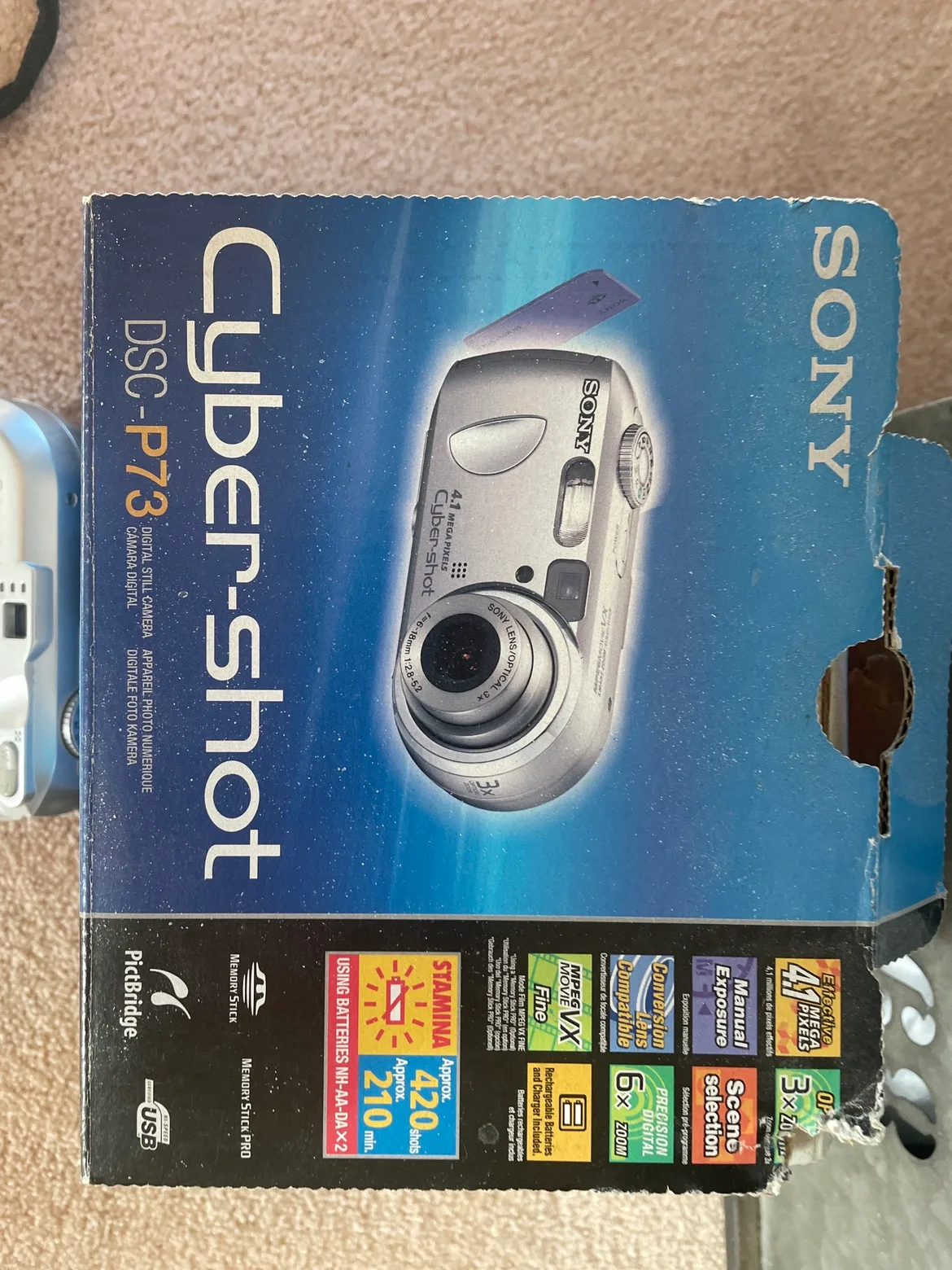 Sony Cyber-shot DSC-P73 Digital Camera image indicator(4)