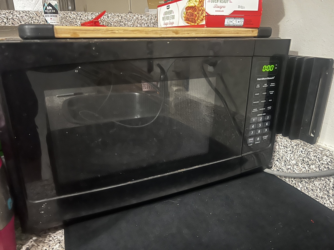 Black Microwave - photo 2