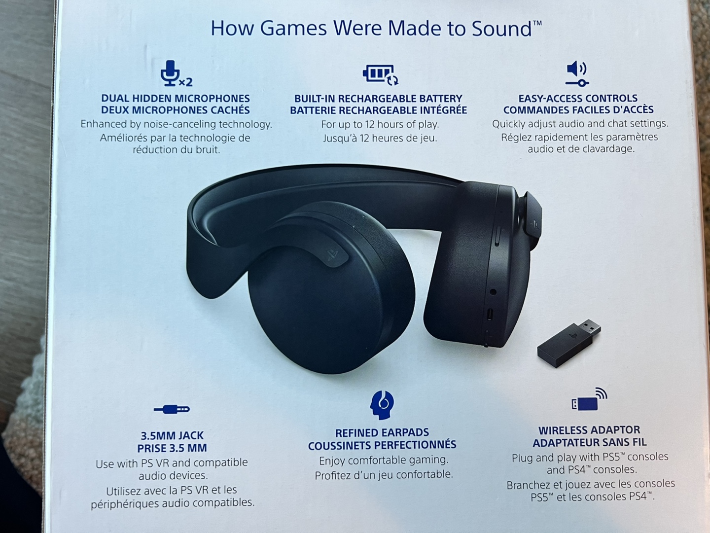 PlayStation Pulse 3D Wireless Headset - Black - photo 5