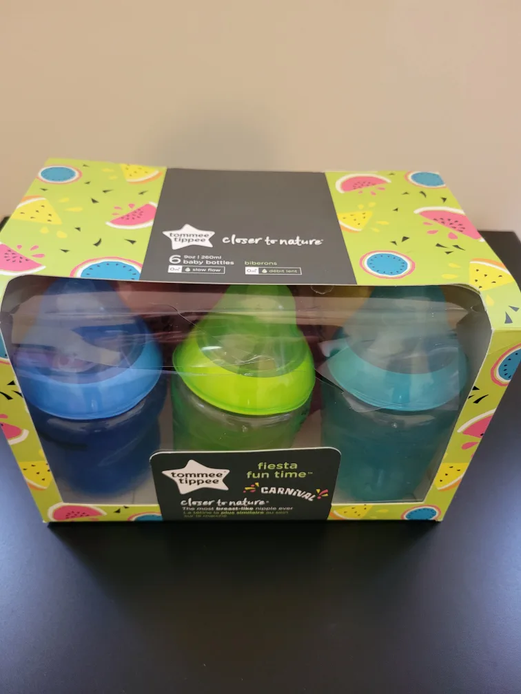 Tommy Tippee milk bottles x 6 thumbnail